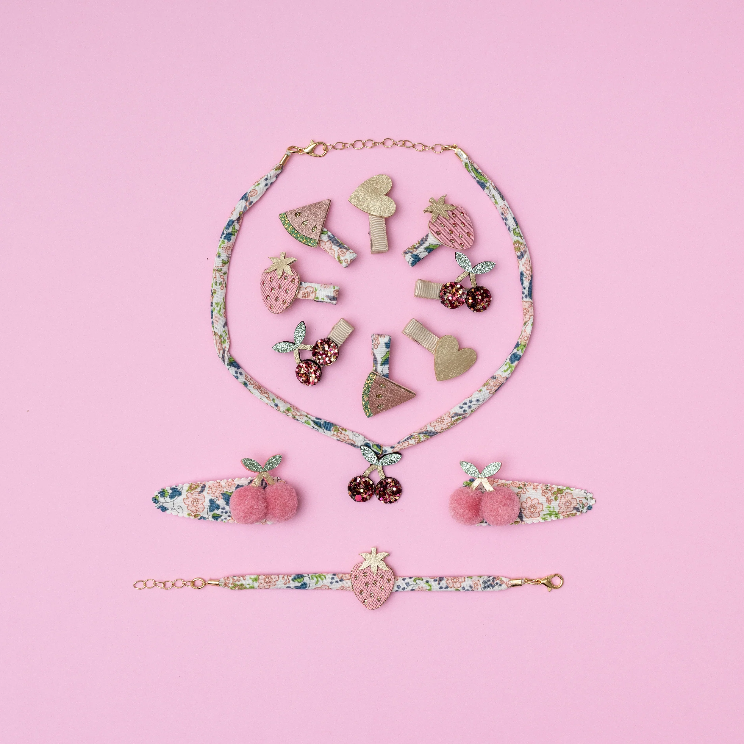 Cherries jewellery set - Image 6