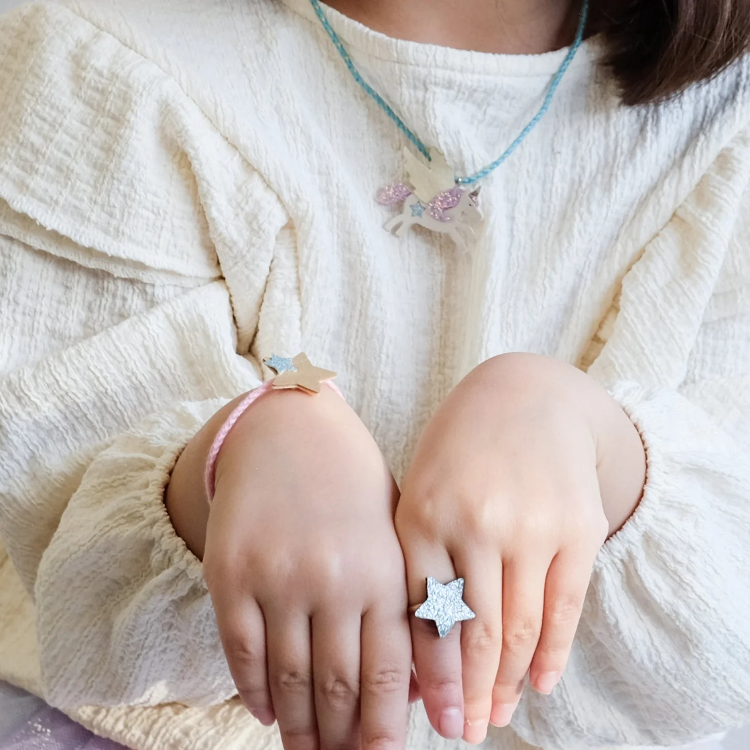 Flying unicorn jewellery set - Image 2