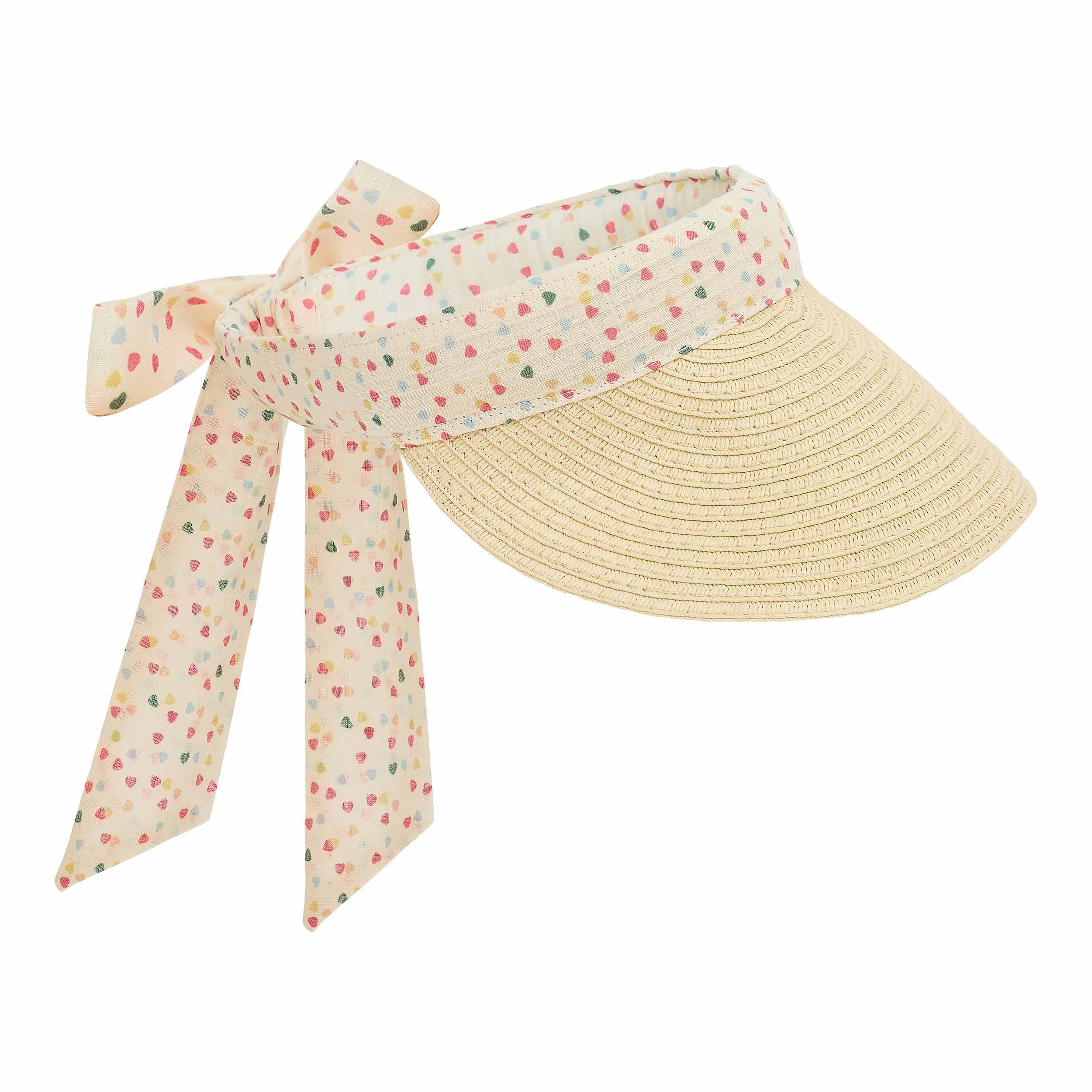 Heart print visor