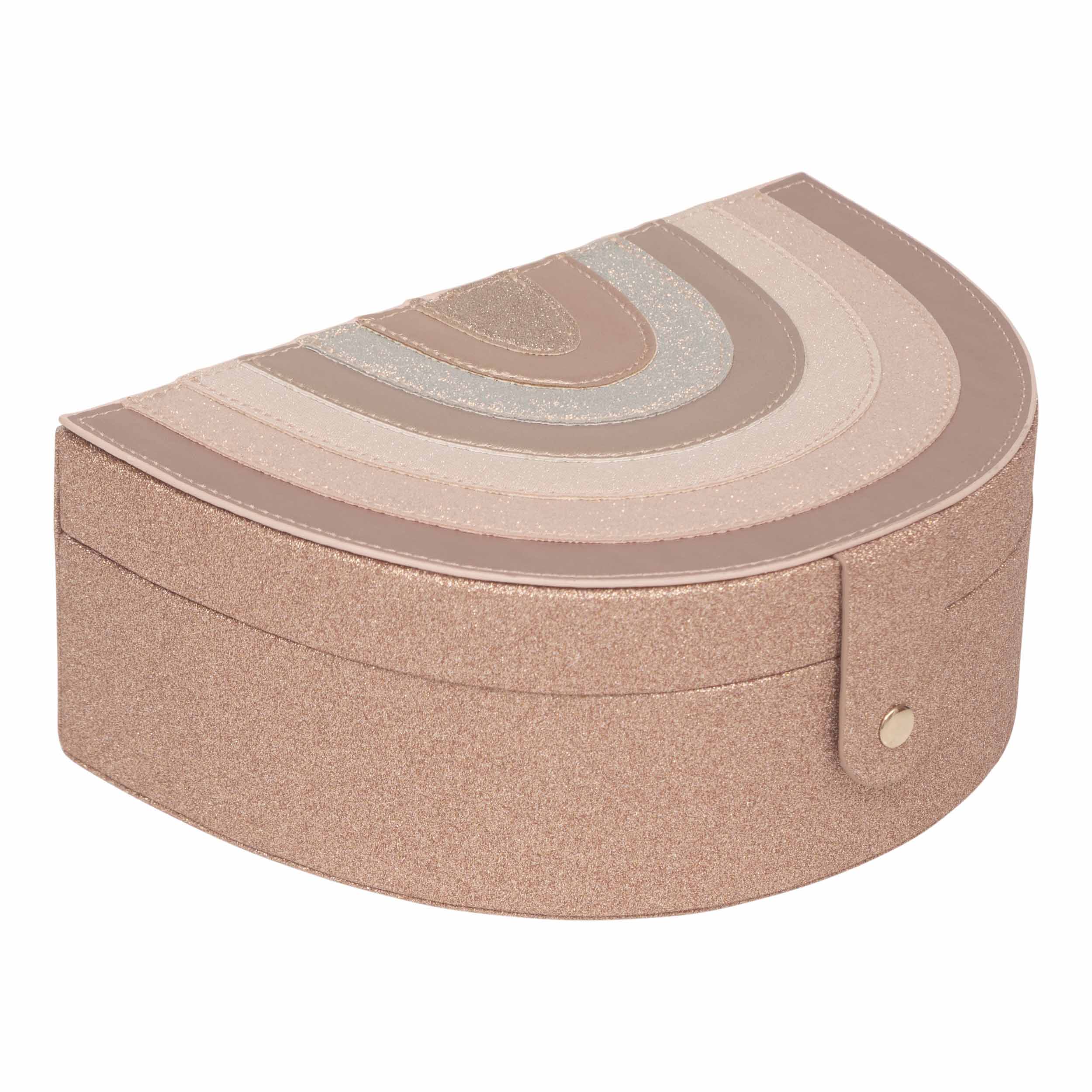 Pink rainbow jewellery box