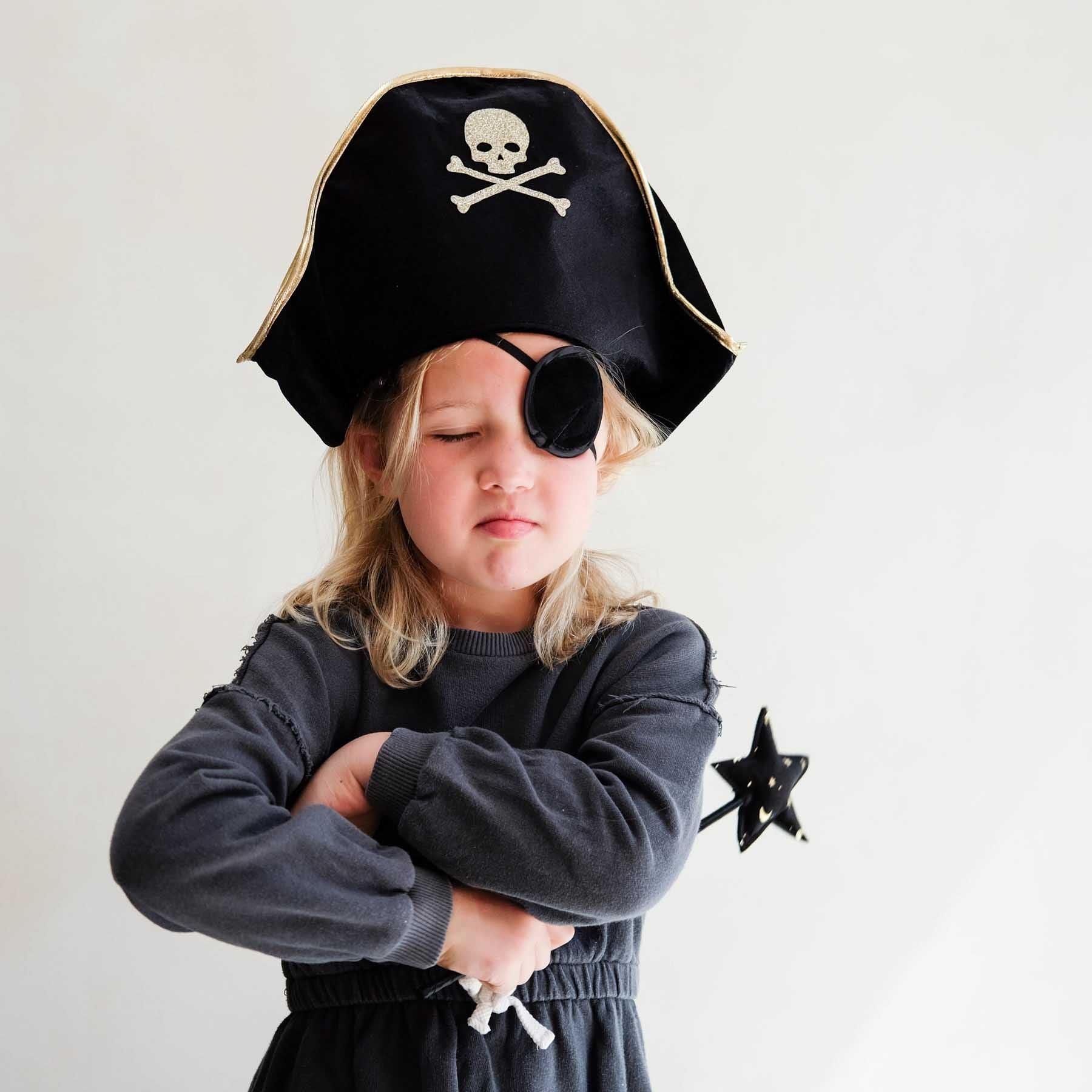 Pirate hat and patch dress up set - Image 4