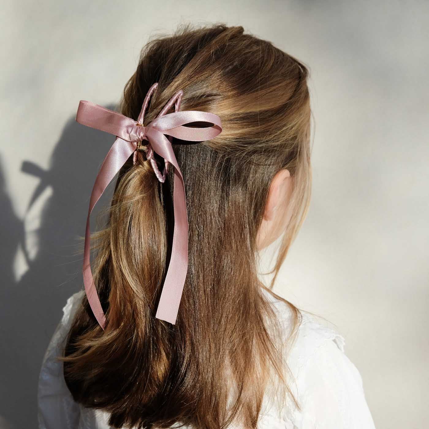 Ribbon wrapped claw clip - Image 2