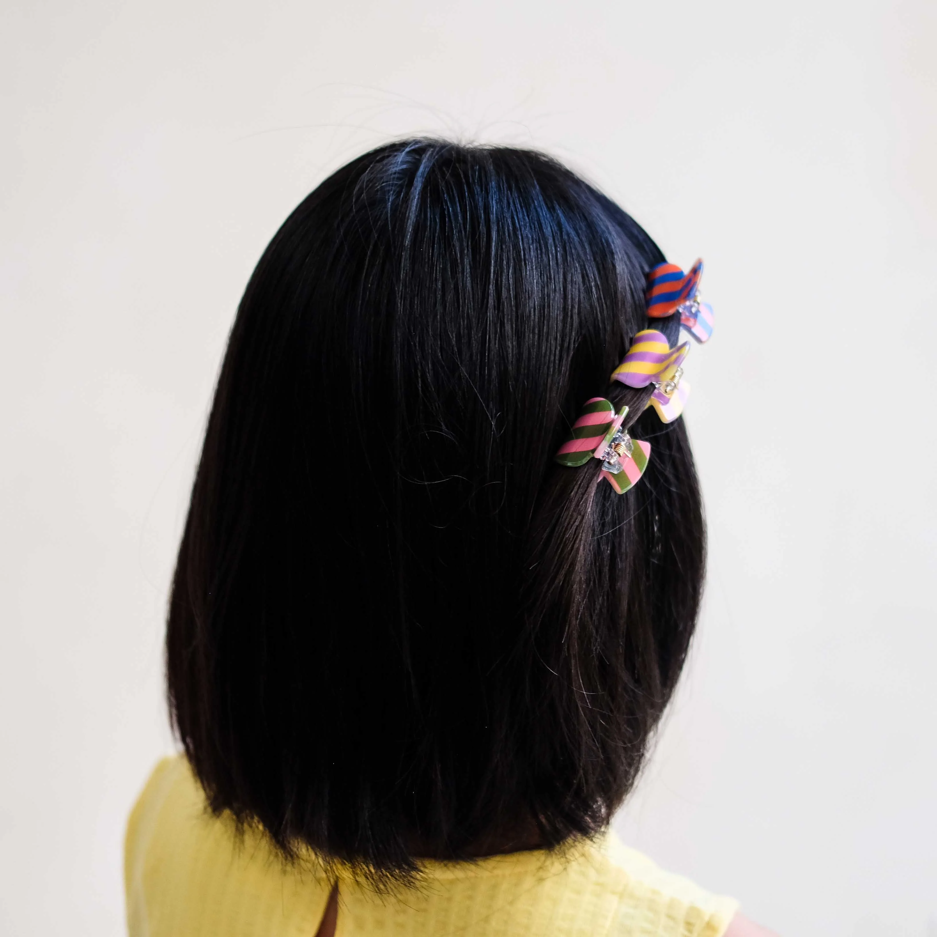 Striped mini claw clips - Image 2