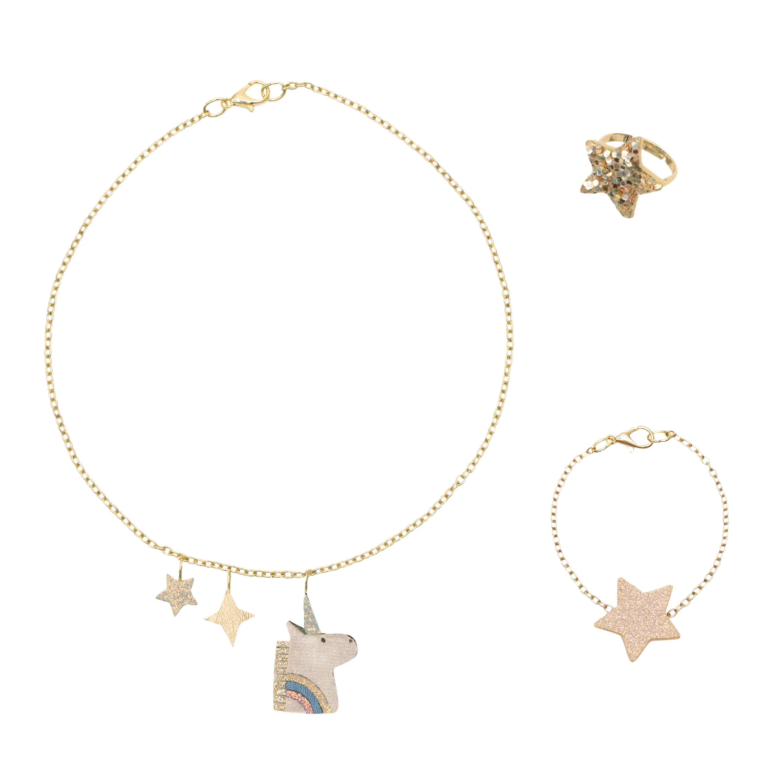 Unicorn jewellery set